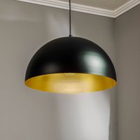 Eko-Light Beta hanging light in black and gold