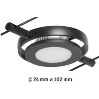 Paulmann Wire RoundMac spot noir pour câble