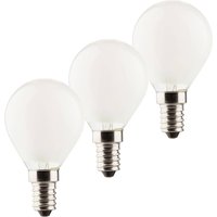Müller-Licht Golf ball LED bulb E14 3W 2,700K 3-pack 470lm matt