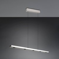 Trio Lighting LED hanging light Graham, nickel, metal, up/down, CCT, dimmer