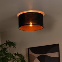 Lucide Taklampa Tagalog från rotting, svart/natur