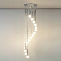 Orion Suspension chromée TALISA à verre opale