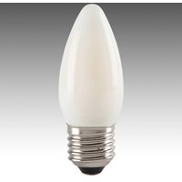 Sylvania LED-kronljuslampa E27 4,5 W 827 satinerad