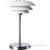 Dyberg Larsen DL20 bordslampa metall vit
