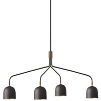 GUBI Howard 4-bulb chandelier 134x103 cm gunmetal