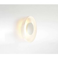 MARSET LED-vägglampa Aura Plus, Ø 25 cm, opal