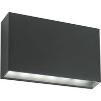 Viokef Elvira LED outdoor wall light, dark grey