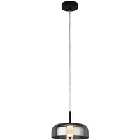 Searchlight LED-hänglampa Frisbee med glasskärm