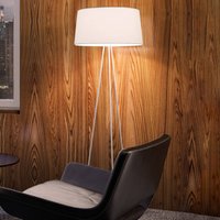kdln Tripod floor lamp, cream, height 175 cm, dimmer