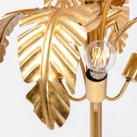 KARE Palmera floor lamp, 170 cm high, brass