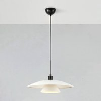 Markslöjd Millinge pendant light, white, metal, Ø 50 cm