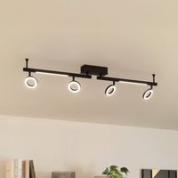 EGLO Cardillio 2 LED downlight black with four rings