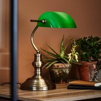 Bankers bordlampe, højde 25 cm, højde