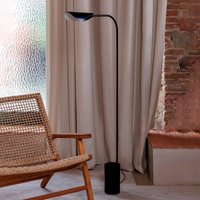 FARO BARCELONA Liggera floor lamp, black, steel, height 138.3 cm