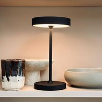 Dyberg Larsen Starlight LED table lamp, black, height 26 cm