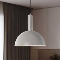 SIGMA Vitrum cupola M pendant light, taupe, metal, Ø 30 cm, E27