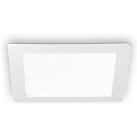 Ideallux LED-takinbyggnadslampa Groove fyrkantig 11,8x11,8 cm