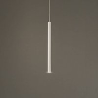 Argon Rulo LED pendant light, beige, steel, Ø 3.2 cm