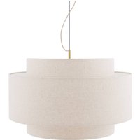 Globen Lighting Hängeleuchte Noah Bouclé, Ø 70 cm, beige