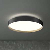 LOOM DESIGN LED ceiling lamp Lucia black/gold-coloured Ø 60 cm