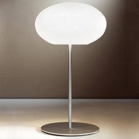 Casablanca Aih table lamp, Ø 28 cm matt white