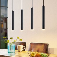 Arcchio Suspension LED Kammeron, noir, métal, 80 cm