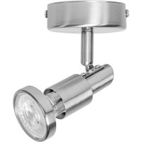 OSRAM ceiling spotlight, silver, metal, 1-bulb, GU10 LED, 2,700 K