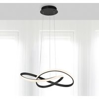 JUST LIGHT. GmbH Maria LED pendant light, 3-step dimmable, black