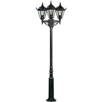 Albert Leuchten Lampadaire style rustique 756 noir à 3 lampes