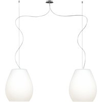 Casablanca Bagan hänglampa, 2 lampor, Ø 26 cm