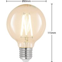 Arcchio LED-lampa E27 8W G80 2 700K glödtråd dimbar klar