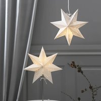 STAR TRADING Étoile en papier Bobo, 7 branches blanc Ø 34 cm
