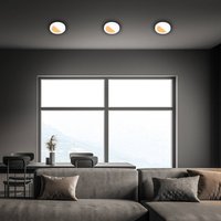 Briloner LED recessed light 7609 3,000K/4,000K Ø 14 cm