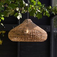 PR Home Mira utomhushänglampa, Lampakanay, stickpropp, Ø 58 cm