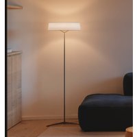 Vibia LED floor lamp DAMA, beige, height 140 cm Paper/metal