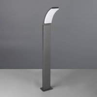 Reality Leuchten LED-väglampa Beja, antracit, aluminium, höjd 100 cm
