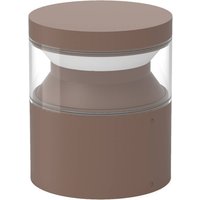 Ideallux Ideal Lux LED pedestal light Boeing, coffee brown, height 15 cm