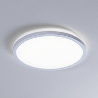Paulmann Atria Shine LED panel, Ø29cm, white, IP44, 4000K, on/off