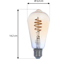 LUUMR Smart LED bulb E27 ST64 Amber 4.9W Tuya WiFi
