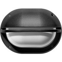 Performance in Lighting Eko+19 Grill LED wall light anthracite 3,000 K Performance in Lighting Eko+19 Grill LED wall light anthracite 3,000 K