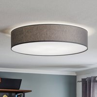 TK Lighting Plafonnier Rondo, gris Ø 60 cm