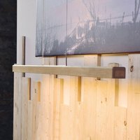 HerzBlut Leonora hänglampa Up&Down 121 cm natur