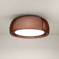 LEDS-C4 Plafonnier LED Gong, brun, 3.000 K, Ø 61,2 cm