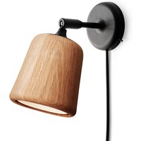New Works Material Originals wall lamp natural oak