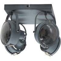 K.S. Verlichting Square Satellite ceiling light in grey