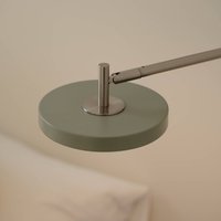 UMAGE LED-vägglampa Asteria Long, olivgrön, stål, fast anslutning