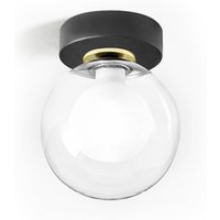 miloox by Sforzin Cosmo ceiling light, 1-bulb, black