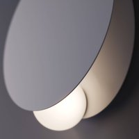 Fabbian LED-vägglampa Akoya, vit, 3000K, dimbar