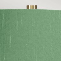 Elstead Textilbordslampa Isla mässing antik/grön