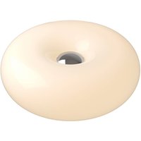 LED-Tischleuchte Basile, weiß, Glas, 2.700 K